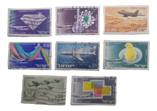 Timbres Postales Colección Aviones Diferentes Paises