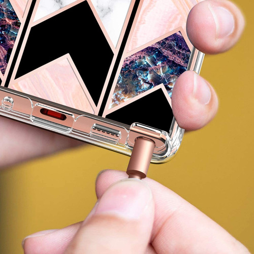 Baisrke Funda Galaxy Note 20 Ultra, Carcasa De Marmol Geo...