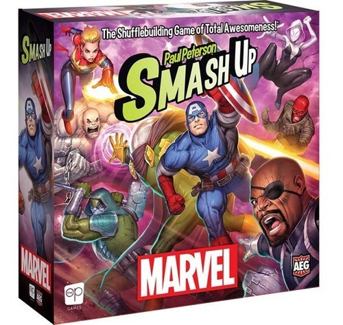Smash Up Marvel Jogo De Cartas Importado - Aeg