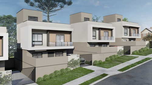 Imagem 27 de 30 de Sobrado Triplex À Venda Com 03 Quartos Sendo 01 Suíte, No Xaxim. - Ca01637 - 70074292