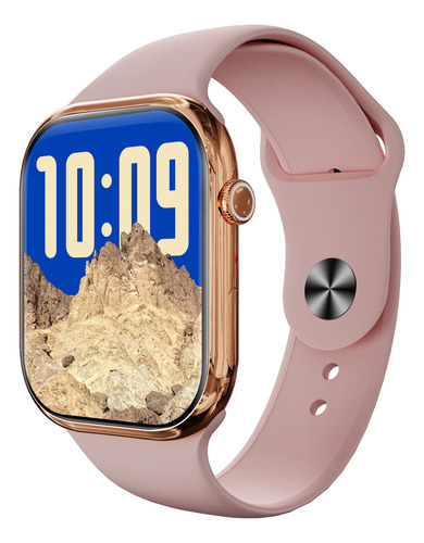 Smart Watch 10 Max Amoled Compatible Con Android E Iphone Dorado Rosa