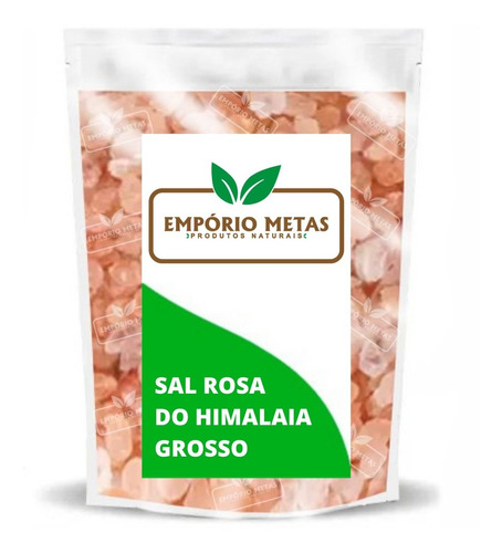 Sal Rosa Do Himalaia Grosso 1kg - Empório Metas