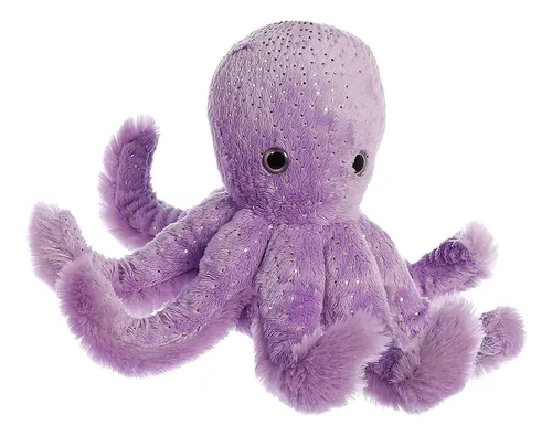 Peluche Pulpo Octavia Brillante Aurora Felpa Suave Juguete