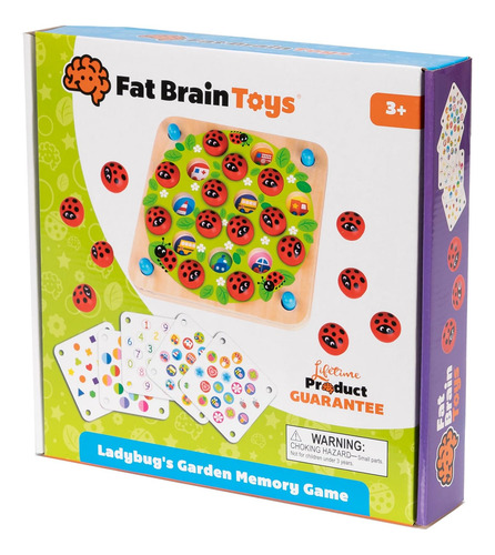 Fat Brain Toys Ladybugs Garden Memory Game - Juego De Mesa D