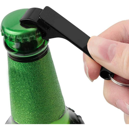 Abridor De Botellas Morado, Llavero De Aluminio, Abrelatas Y