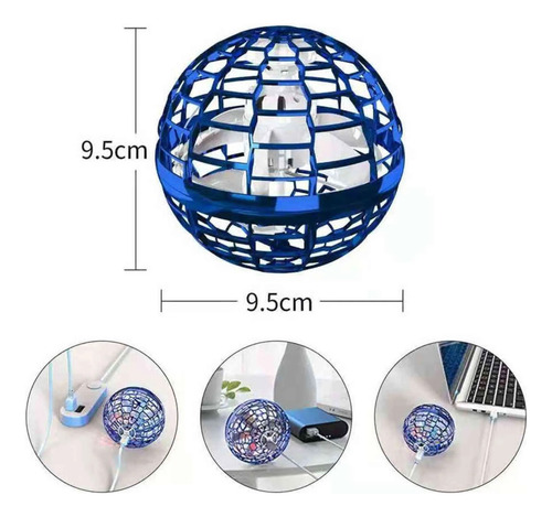 Pelota Voladora Flynova Pro Flying Spinner Led 360° Control