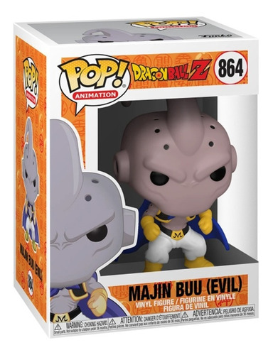 Imagem 3 de 3 de Boneco Funko Pop Majin Buu (evil) 864 Dragonball Z Original