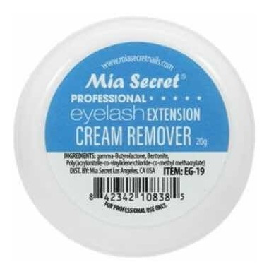 Removedor En Crema Para Extensión Pestañas Mink Mia Secret