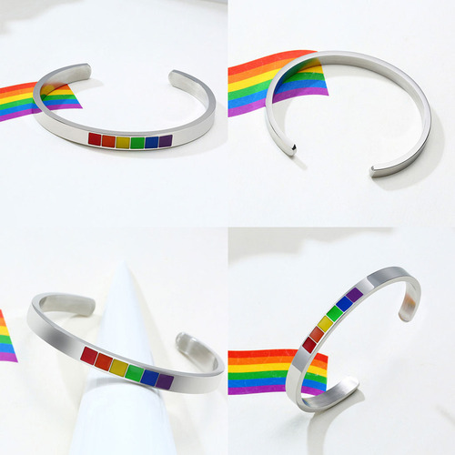 Nova Pulseira De 6 Mm Para Lésbicas E Gays Com