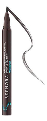 Sephora Delineador De Ojos Líquido Con Punta De Pincel - Imp
