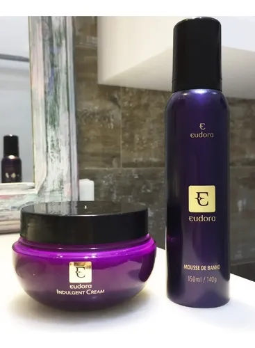 comprar Indulgent Eudora Hidratante + Mousse De Banho Eudora 150ml Fragrância Eudora EDP Tipo de embalagem Vidro