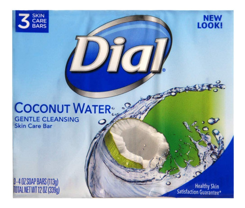 Dial Barras De Jabn De Glicerina, Agua De Coco Y Extracto De