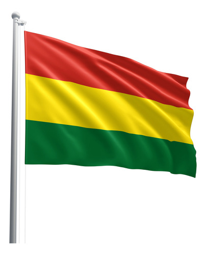 Bandeira Da Bolívia Em Tecido Oxford 100% Poliéster