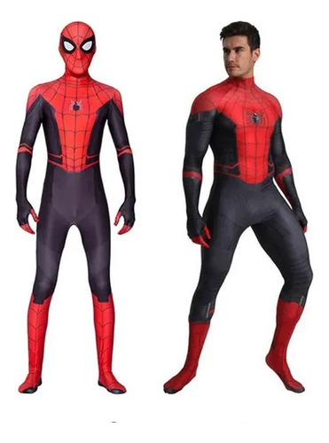 Spiderman Lejos De Casa Traje De Mono Cosplay Para Adultos