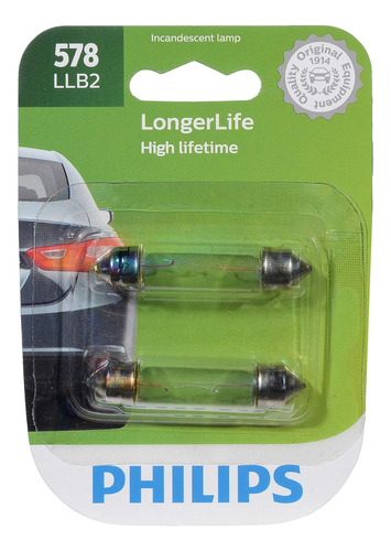 Philips 578 Longerlife - Bombilla Miniatura (2 Unidades)