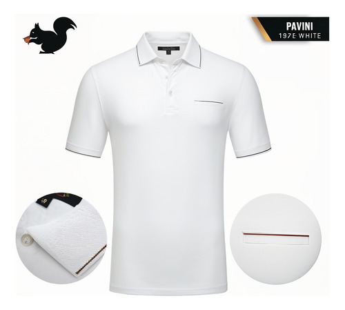 Playera Polo Hombre Marca Pavini P-1972 Algodón Casual