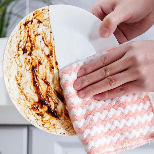 5pc Trapo De Limpieza Microfibras Toalla De Super Absorbente