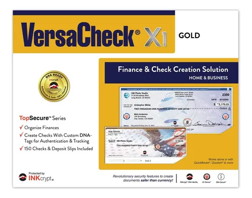 Versacheck Software De Impresión De Cheques Todo En Uno