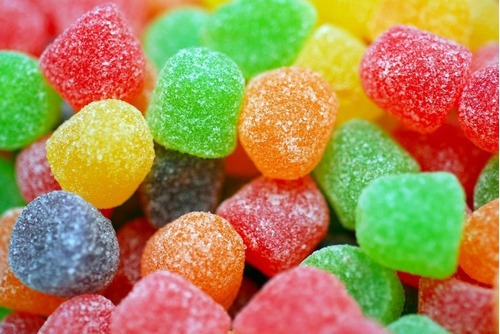 Imagem 3 de 3 de Jujuba Açucar Festa Gomets Bala Goma Pacote 1kg