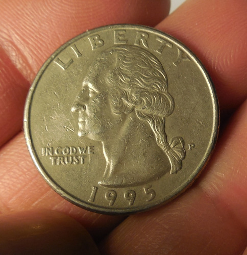 Moneda Quarter Dollar. Estados Unidos 1995