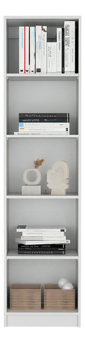 Combo De Bibliotecas Home Sin Puertas Blanco