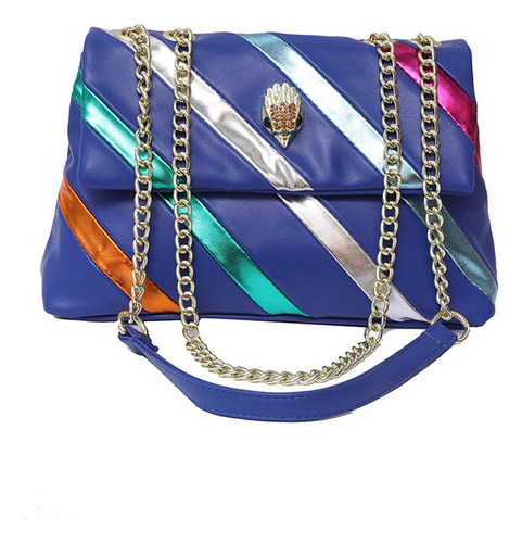 Kurt Geiger Eagle Head Vintage Rainbow Bolso De Hombro-m [u]