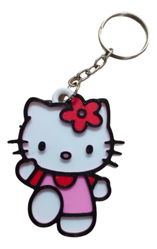 Llaveros Hello Kitty +tarjeta Personalizada X10 Souvenirs