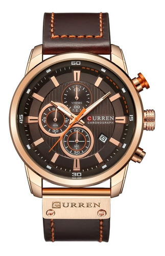 Reloj Curren Casual Moderno Maquina Japon Sub Esferas