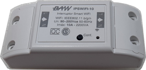 Imagen 1 de 2 de Ipswifi-10 Interruptor Wifi Compatible Echo Alexa Google