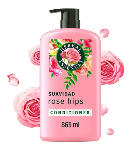  Acondicionador Petalos De Rosa Herbal Essences Rose 865ml