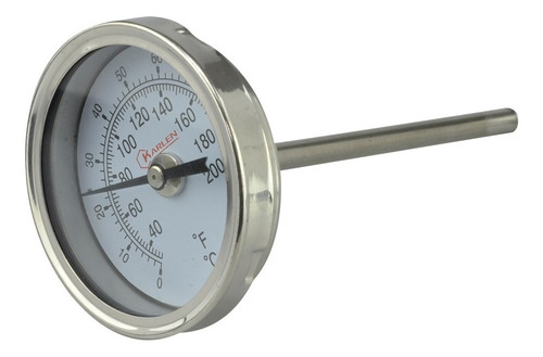 Termometro Industrial 1/4 Npt S-3  0/100°c T200-2 Ecom