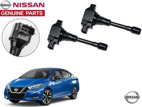 Kit 2 Bobinas De Encendido Nissan Versa 2020 Original