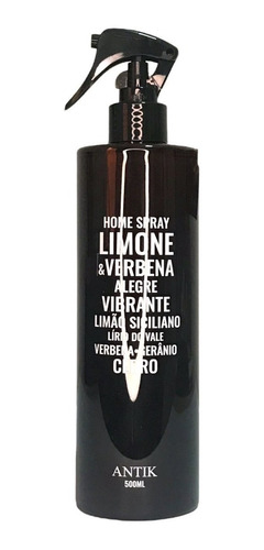 Spray Ambiente Pet 500ml Antik Limone E Verbena