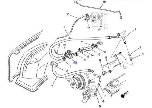 Valvula Calefaccion Chevrolet C3500 7.4l 2000