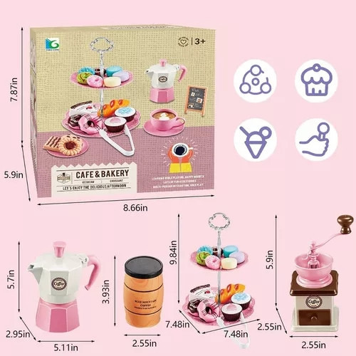 Juego De Té Para Niños De Juguetes De Cocina De 38 Piezas Co