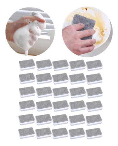 Esponjas Para Fregar De Doble Cara, 30 Uds., Esponja Para