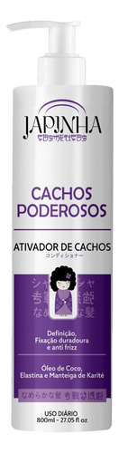 Ativador De Cachos Cachos Poderosos, Com Óleo De Coco