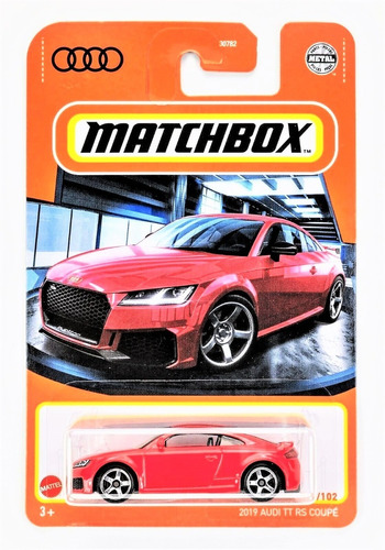 Matchbox 2019 Audi Tt Rs Coupe #49 2022 Rojo