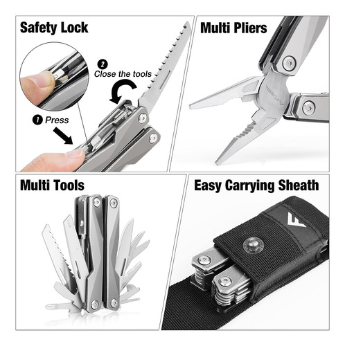 Multiherramienta, Cuchillo De Bolsillo Multiherramienta 16 E