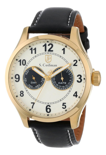 Reloj S. Coifman Para Hombres 44mm, Cubierta De Zafiro