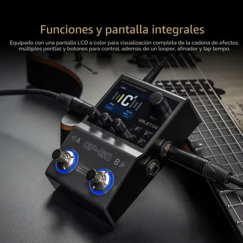 Processador Multiefeitos Valeton Gp-50 Nam Ir | Parcelamento sem juros