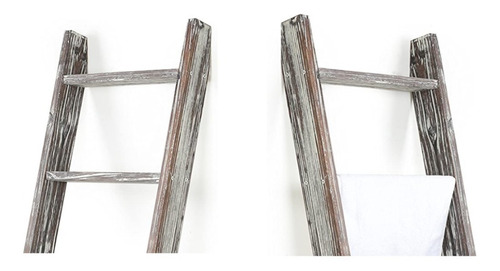 Estantería Escalera Xa Mantas/ Madera C: Gris A136,90xan46cm