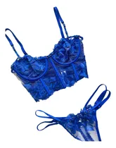 Comprar Conjunto Corset Bustier Importado Tul C\u002F Less Top Premium
