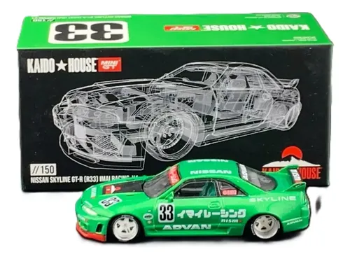 Kaido House Nissan Skyline Gtr R33 Imai Racing150 Cor Verde