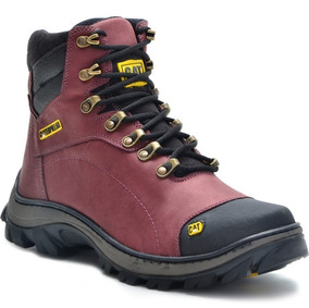 Lancamento Bota Cat Caterpillar - Sapatos para Masculino Terracota com o Melhores Preços no Mercado Livre Brasil