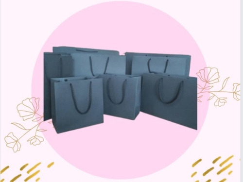 Bolsas De Papel Negra, Tiendas, Eventos, Fiestas, Boutique 