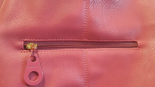 Cartera - Bolso Cuero Fucsia Juanita Jo