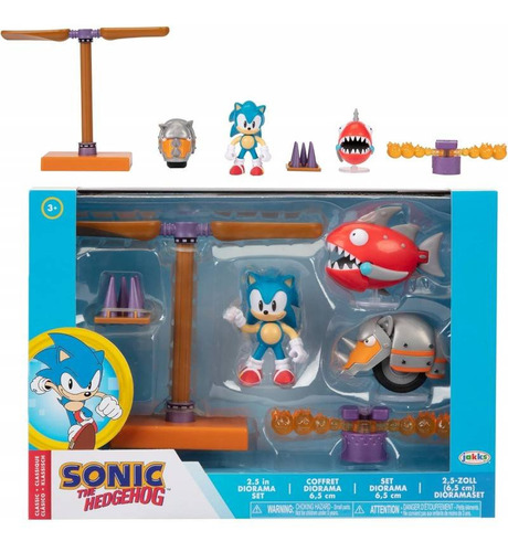 Figura Sonic 2.5 The Hedgehog Diorama Set Wave 2