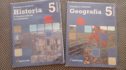 Libro Santillana Historia Y Geografía De 5to Año Primaria. 