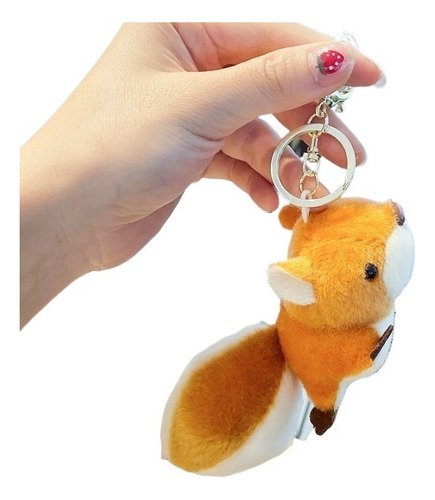 Mochila Decorada Con Colgante De Muñeco De Peluche Ardilla